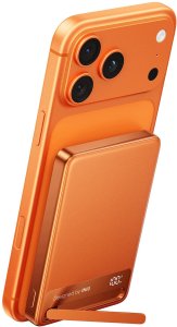 Powerbank INIU MagPro Slim - magnetyczny powerbank bezprzewodowy Qi 2.2 10 000mAh pomarańczowy (MO-IU-P026) 3