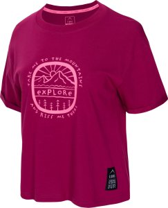 Elbrus Damska koszulka z krótkim rękawem EVILLA WO'S raspberry radiance rozmiar XS 2