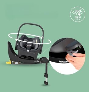 Fotelik samochodowy Maxicosi Maxi-Cosi FamilyFix 360 i-Size Baza ISOFIX FlexiSpin 40-105 cm 0-4 lata (8712930170495) 4