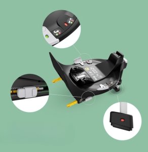 Fotelik samochodowy Maxicosi Maxi-Cosi FamilyFix 360 i-Size Baza ISOFIX FlexiSpin 40-105 cm 0-4 lata (8712930170495) 6