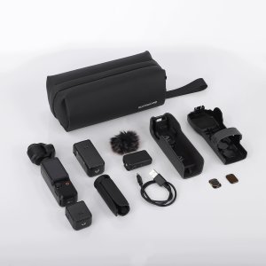 Torba SunnyLife Etui Futerał Organizer Case Do Dji Osmo Pocket 3 / Insta360 X5 / Go 3s / B018-d / Czarny (SB11966) 2