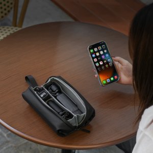 Torba SunnyLife Etui Futerał Organizer Case Do Dji Osmo Pocket 3 / Insta360 X5 / Go 3s / B018-d / Czarny (SB11966) 8