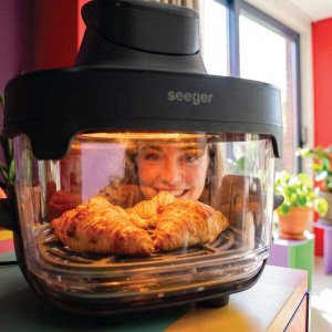 Frytkownica beztłuszczowa Seeger Glass Air Fryer 6,5L SGR1050BK Black (Seeger) 5