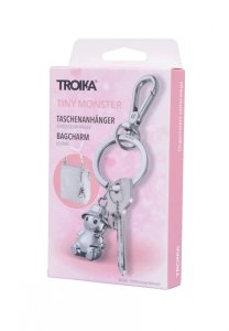 Troika Brelok Tiny Monster, metal, srebrny (TRKR26-50/CH) 4