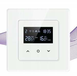 PSmart Inteligentny Termostat Obciążalny Ogrzewanie 16A Czarny ZigBee TUYA 2