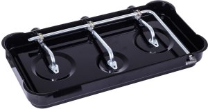 Unilight Kuchenka przenośna gazowa turystyczna campingowa 3 palniki 2x2,2kW 1x1,1kW (5904422426507) 8