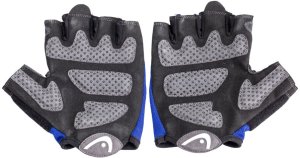 Plus HEAD Fitness rękawiczki L, czarno-niebieskie (HA105-L) 2