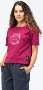 Elbrus Damska koszulka z krótkim rękawem EVILLA WO'S raspberry radiance rozmiar L 13