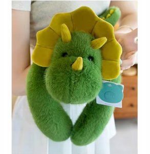 LUXMA Pluszak obciążeniowy dla dzieci terapeutyczny sensoryczny Dinozaur 2,5kg 4