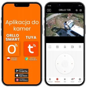 Kamera IP ORLLO WIFI 4G SIM TZ8 4K obrotowa z panelem słonecznym 2 obiektywy 9