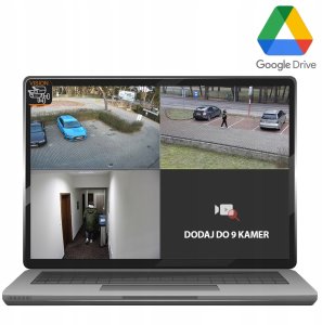 Kamera IP ORLLO Zestaw do Monitoringu 4 Kamery IP POE Sensor SONY 5Mpix POESET 4 10
