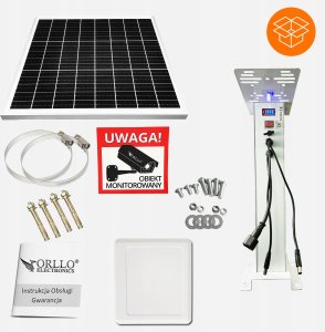 Kamera IP ORLLO Kamera Zewnętrzna GSM z Panelem Solarnym ORLLO Z7 PRO Akumulator 30 000mAh 13