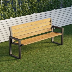 QLS Nogi do ławki ogodowej RZYM solidne metalowe 2 SZT (07193) 4