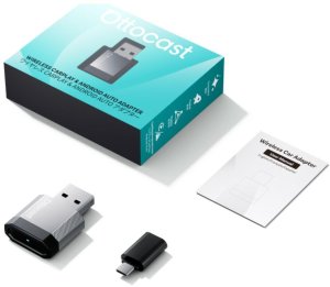 Radio samochodowe Ottocast Adapter samochodowy CA530-T3 Mini Nova do CarPlay i Android Auto 8