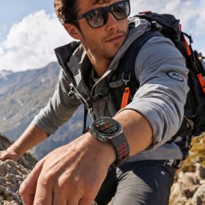 4kom.pl TECH-PROTECT ICONBAND PRO SAMSUNG GALAXY WATCH ULTRA 1 / 2 2024-2026 (47 MM) Black/Red (5906302325887) 3