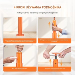 Kita Podpora stropowa regulowana 137-381cm 5T stalowa budowlana 5