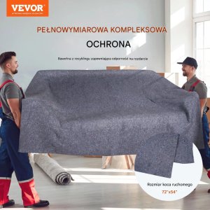Staples Koce transportowe do przeprowadzki 182x137 cm grube 24 szt ochrona mebli 3
