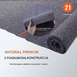 Staples Koce transportowe do przeprowadzki 182x137 cm grube 12 szt ochrona mebli 4