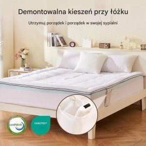 Mollyflex Topper materac nawierzchniowy memory foam 10 cm 152x203 komfort snu 7