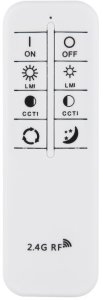 Lampa sufitowa Globe LED Jacks 40W CCT brąz biały Globo 8