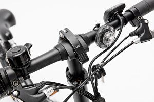 Rower elektryczny Sharp Składany E-Bike 250W Silnik / App / czarny (BK-FD03-EB) 2