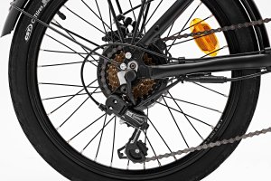 Rower elektryczny Sharp Składany E-Bike 250W Silnik / App / czarny (BK-FD03-EB) 4