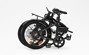 Rower elektryczny Sharp Składany E-Bike 250W Silnik / App / czarny (BK-FD03-EB) 5
