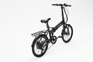 Rower elektryczny Sharp Składany E-Bike 250W Silnik / App / czarny (BK-FD03-EB) 7