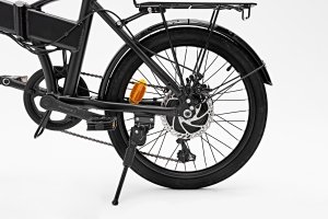 Rower elektryczny Sharp Składany E-Bike 250W Silnik / App / czarny (BK-FD03-EB) 9