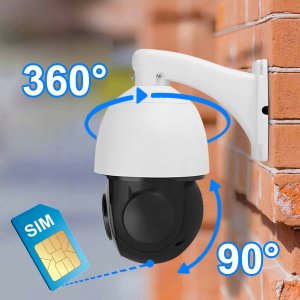 Kamera IP ORLLO Kamera Zewnętrzna SIM GSM 4G z Panelem Solarnym 60W ORLLO Z18 Bateria 30Ah 7