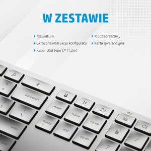 Klawiatura HP Programowalna bezprzewodowa 970 (3Z729AA) 3