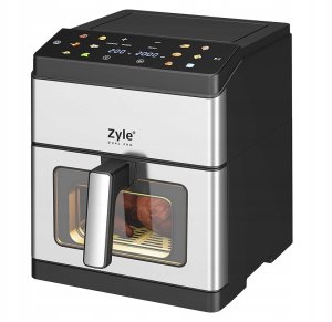 Frytkownica beztłuszczowa Zyle Na gorące powietrze z podwójnym elementem grzewczym, 1800 W (ZYDUALPROW) 2
