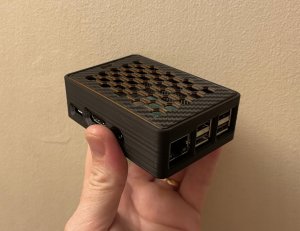 Galopi Do Raspberry Pi 3 B+ Drukowana 3D czarna cala 3