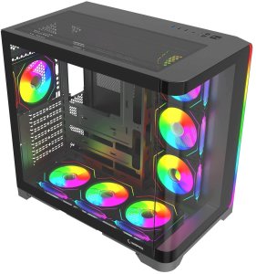 Obudowa Rampage Lyron czarna (LYRON-BLACK) 3