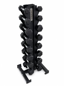 UNDERFIT Zestaw Hantli HEX 1-8 kg ze stojakiem pionowym 8 Par UNDERFIT 2