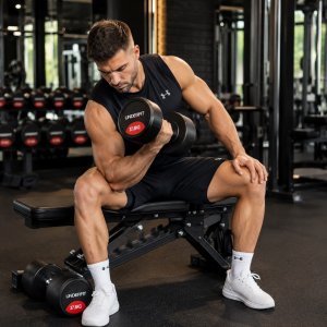 UNDERFIT Zestaw hantli gumowanych 27,537,5 kg UNDERFIT 5 par (325 kg) 4