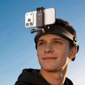 Ulanzi Uchwyt Na Głowę Head Mount Do Kamery Gopro Dji Insta360 + Uchwyt Na Telefon 360° / Hero 01 (SB11984) 5