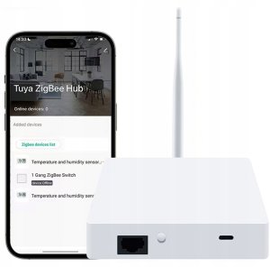 GoMedia Bramka Centralka z Anteną LAN RJ45 USB-C ZigBee TUYA Smart Life PSMART 3