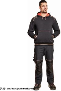 CERVA Knoxfield - bluza antracyt/pomarańczowy XS 3