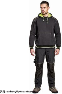 CERVA Knoxfield - bluza antracyt/pomarańczowy XS 5