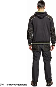 CERVA Bluza KNOXFIELD - antracyt/czerwony S 7