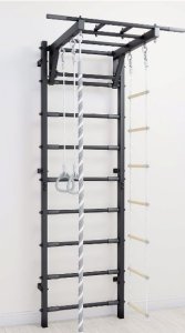 Małpiszon Drabinka gimnastyczna Trick metalowa 223,5 cm z drążkiem i akcesoriami 3
