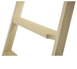 Hailo Drabina dwustronna H77 ComfortLine / drewniana / 2x6 stopnie (4007126012814) 2