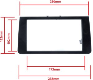 Radio samochodowe Einparts Automotive EINPARTS Ramka adapter do montażu niefabrycznego radia do Audi A3 8P 2003 2