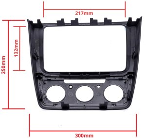 Radio samochodowe Einparts Automotive EINPARTS RAMKA MONTAŻOWA DO RADIA SKODA YETI 2009-2017 MANUAL AC ZATRZAS 12