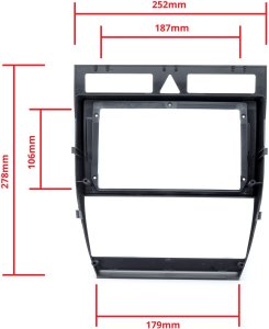 Radio samochodowe Einparts Automotive Einparts Ramka do radia do Audi A6 4B 1997-2005 2