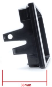 Radio samochodowe Einparts Automotive EINPARTS Ramka do radia Audi A3 8P 8PA 2003-2008 zatrzaski i uchwyty 3