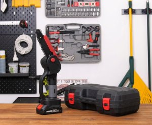 Piła łańcuchowa Bestcraft Mini piła łańcuchowa SKU 527 21V 200W 6" akumulator walizka 4