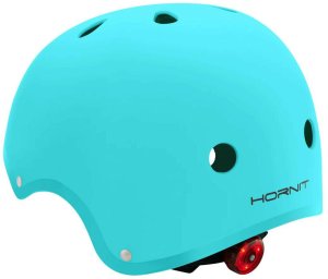 Hornit AIRO Tuvalu kask dziecięcy turkusowy S 48-53 cm z lampką LED 5