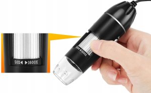 Mikroskop Language Lizard, LLC Ręczny mikroskop cyfrowy WADEO 50-1600X 8 diod LED 5